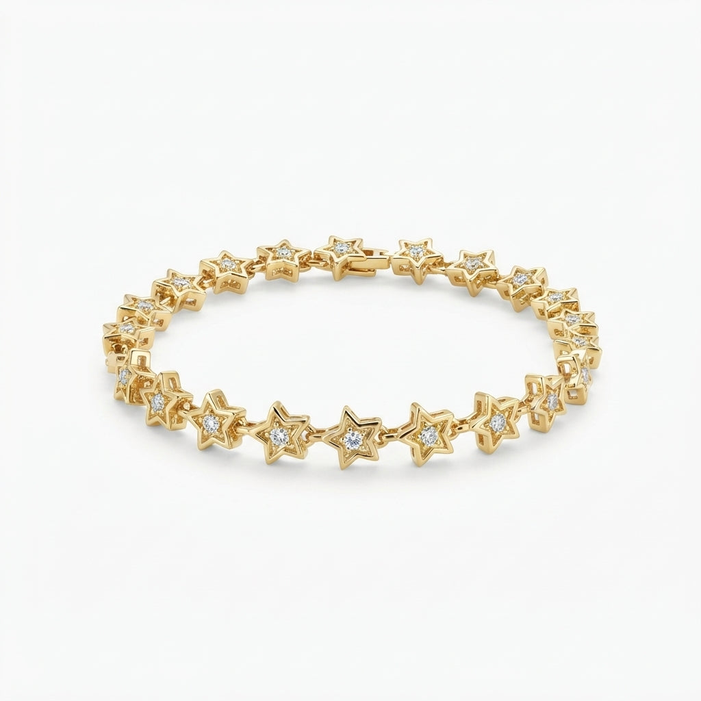 14K Stargirl Tasarım Bileklik