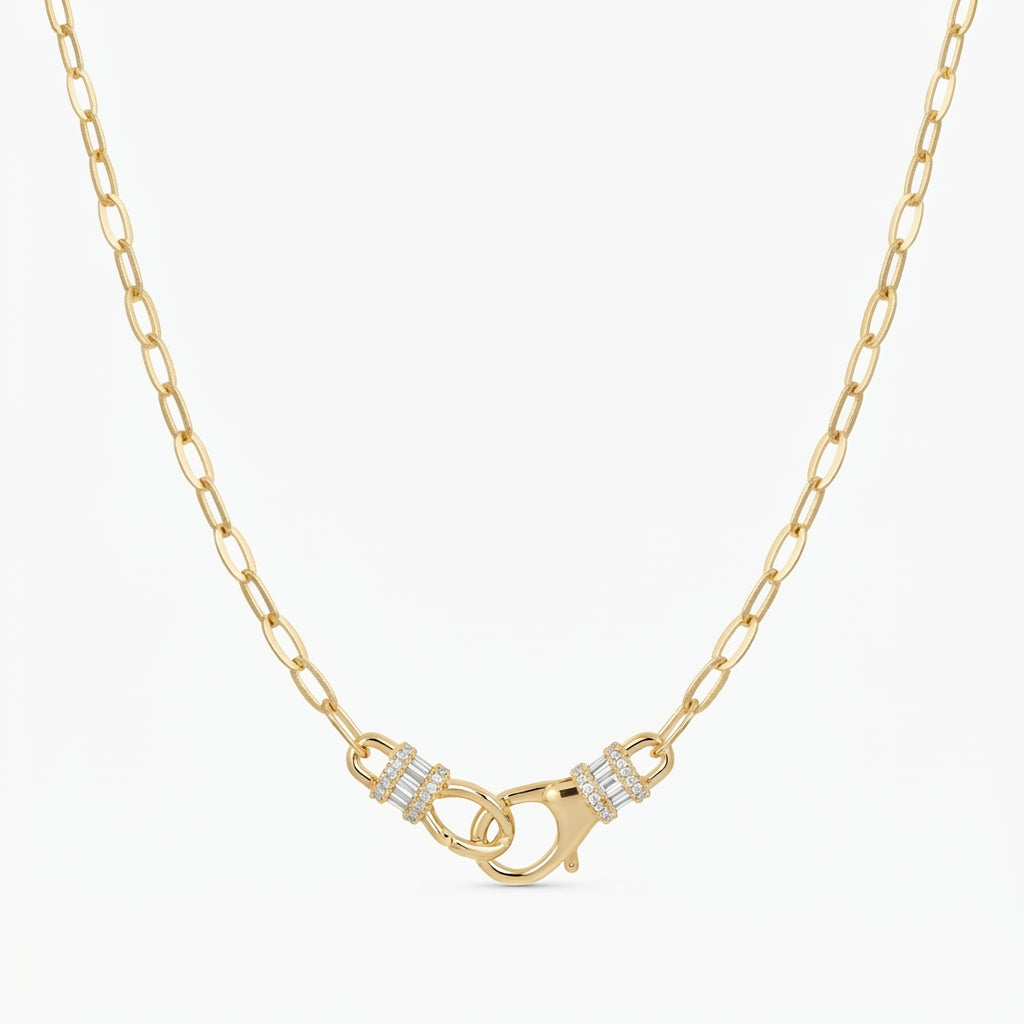 14K Kilit Kolye